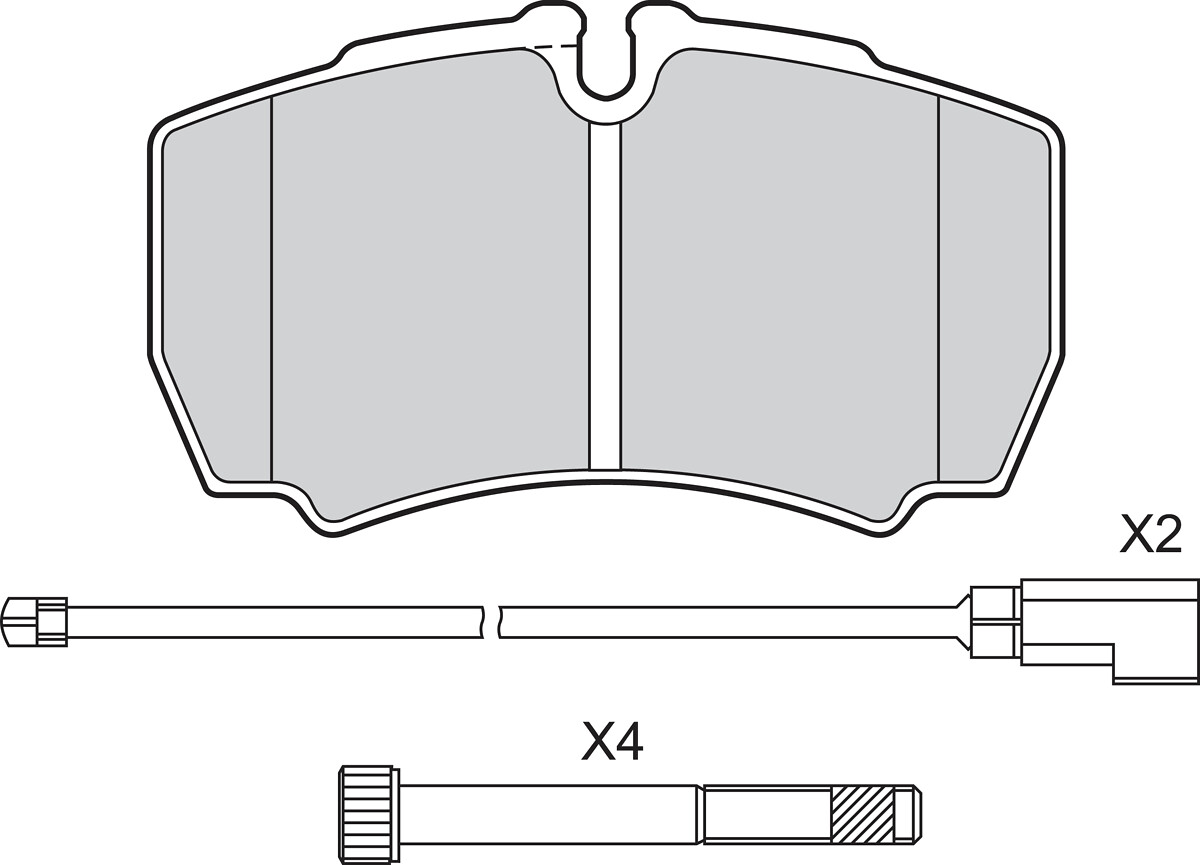 Pastiglie freno VALEO 601577